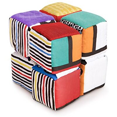 kids2 Systèmes de bébé, blocs de construction doux en tissu, avec de forts contrastes, couleurs et motifs et différentes structures de tissu qui sonnent et coupent kids2 Systèmes de bébé, blocs de construction doux en tissu, avec de forts contrastes, couleurs et motifs et différentes structures de tissu qui sonnent et coupent