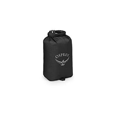 Osprey Sac étanche ultraléger, 6 L, noir Accessoire d'extérieur, housse de pluie, sac sec, organisateur d'emballage, rangement imperméable, couleur noire Osprey Sac étanche ultraléger, 6 L, noir Accessoire d'extérieur, housse de pluie, sac sec, organisateur d'emballage, rangement imperméable, couleur noire