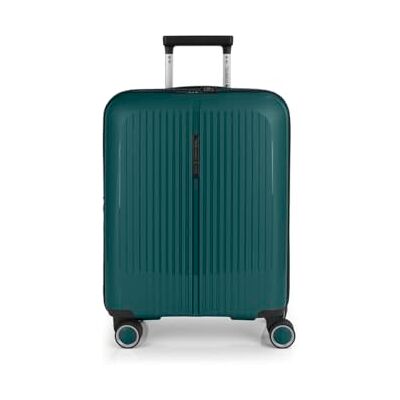 Gabol Brooklyn Valise de cabine rigide extensible 55 x 40 x 22/25 cm – Bagage à main léger 2,8 kg avec capacité jusqu'à 47,4 l – 4 roues doubles 360° et serrure TSA – Design espagnol – Vert foncé Gabol Brooklyn Valise de cabine rigide extensible 55 x 40 x 22/25 cm – Bagage à main léger 2,8 kg avec capacité jusqu'à 47,4 l – 4 roues doubles 360° et serrure TSA – Design espagnol – Vert foncé