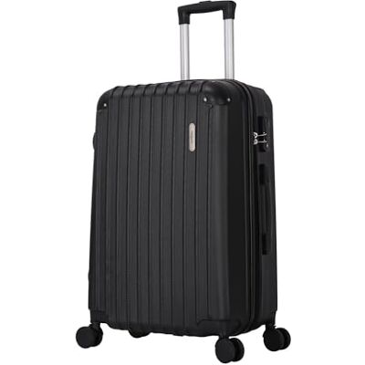 TROLLEY ADC Valise Cabine 55x34x23 Rigide, Légère 2,5 Kg 39 Litres 4 Doubles Roues Silencieuses Maniable, Pratique et Étanche Collection Corner Noir TROLLEY ADC Valise Cabine 55x34x23 Rigide, Légère 2,5 Kg 39 Litres 4 Doubles Roues Silencieuses Maniable, Pratique et Étanche Collection Corner Noir