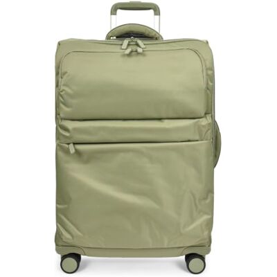 House Of Leather Valise légère à coque souple de qualité supérieure avec port USB 8 roues – HOL-K71, Vert, Medium 24'', Valise de voyage à coque souple House Of Leather Valise légère à coque souple de qualité supérieure avec port USB 8 roues – HOL-K71, Vert, Medium 24'', Valise de voyage à coque souple