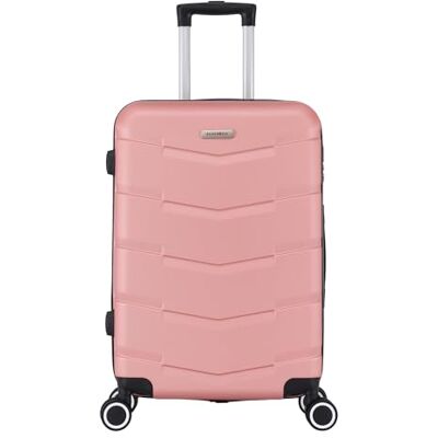 TROLLEY ADC Valise Cabine 55x34x23 Rigide, Légère 2,5 Kg 39 Litres 4 Doubles Roues Silencieuses Maniable, Pratique et Étanche Collection Wall Rose Gold TROLLEY ADC Valise Cabine 55x34x23 Rigide, Légère 2,5 Kg 39 Litres 4 Doubles Roues Silencieuses Maniable, Pratique et Étanche Collection Wall Rose Gold