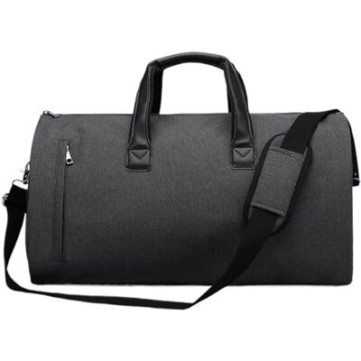 CSSHNL Sac de voyage 2 en 1 pour vêtements avec compartiment à chaussures, sac de voyage convertible pour costumes, bagage à main avec bandoulière, Noir , Einheitsgröße, Classique CSSHNL Sac de voyage 2 en 1 pour vêtements avec compartiment à chaussures, sac de voyage convertible pour costumes, bagage à main avec bandoulière, Noir , Einheitsgröße, Classique