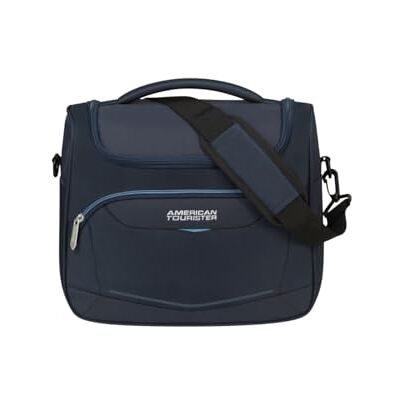 American Tourister Étui de beauté souple avec bandoulière amovible et réglable. Il dispose d'un grand compartiment principal fermé avec fermeture éclair, poches intérieures et séparateurs. Il dispose American Tourister Étui de beauté souple avec bandoulière amovible et réglable. Il dispose d'un grand compartiment principal fermé avec fermeture éclair, poches intérieures et séparateurs. Il dispose