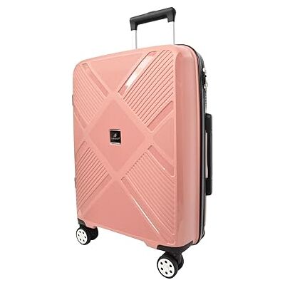 A1 FASHION GOODS Valise à roulettes rigide Torvyn, rose, Cabine, Valise A1 FASHION GOODS Valise à roulettes rigide Torvyn, rose, Cabine, Valise