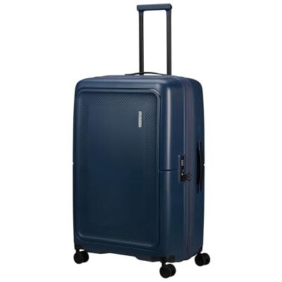 American Tourister Grand chariot extensible avec 4 roues pivotantes et serrure intégrée avec combinaison à 3 chiffres avec fonction TSA, grand compartiment principal, sangles élastiques, 1549 Midnight American Tourister Grand chariot extensible avec 4 roues pivotantes et serrure intégrée avec combinaison à 3 chiffres avec fonction TSA, grand compartiment principal, sangles élastiques, 1549 Midnight
