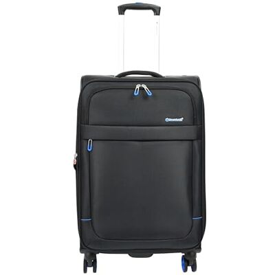 House Of Leather Orion Valise souple à 8 roulettes extensible et légère, Noir , Medium Check In, Bagages House Of Leather Orion Valise souple à 8 roulettes extensible et légère, Noir , Medium Check In, Bagages