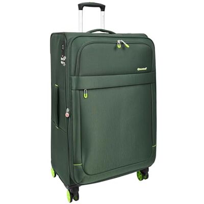 House Of Leather Hamilton Valise de voyage légère et extensible à 8 roues avec serrure TSA, Vert, L, Bagages House Of Leather Hamilton Valise de voyage légère et extensible à 8 roues avec serrure TSA, Vert, L, Bagages
