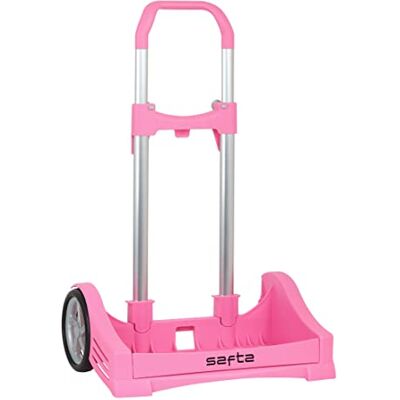 safta Chariot Evolution pour sacs à dos scolaires pliable léger, rose clair safta Chariot Evolution pour sacs à dos scolaires pliable léger, rose clair