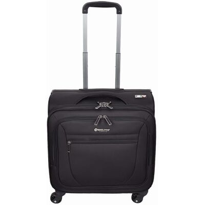 A1 FASHION GOODS Valise pilote à 4 roues multiples compartiments taille cabine affaires voyage trolley sac cerf-volant noir, Noir , Carry-on 18", Valise pilote roulante de taille cabine souple A1 FASHION GOODS Valise pilote à 4 roues multiples compartiments taille cabine affaires voyage trolley sac cerf-volant noir, Noir , Carry-on 18", Valise pilote roulante de taille cabine souple