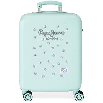 Pepe Jeans Becca Valise de cabine Turquoise 38x55x20 cm Rigide ABS Fermeture à combinaison latérale 35L 2,74 kgs 4 Roues Bagages Main, bleu, Talla única, Valise de cabine Pepe Jeans Becca Valise de cabine Turquoise 38x55x20 cm Rigide ABS Fermeture à combinaison latérale 35L 2,74 kgs 4 Roues Bagages Main, bleu, Talla única, Valise de cabine