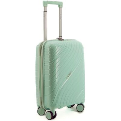 NPLE Mallette de cabine XS sous siège avec roues amovibles, polypropylène, 45 x 35 x 20 cm, fermeture éclair anti-vol et verrouillage 3 combinaisons, Light-ggreen, XS, Valise NPLE Mallette de cabine XS sous siège avec roues amovibles, polypropylène, 45 x 35 x 20 cm, fermeture éclair anti-vol et verrouillage 3 combinaisons, Light-ggreen, XS, Valise
