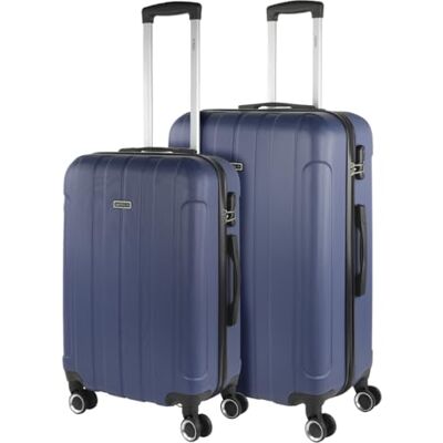 ITACA Valises. Lot de Valise Rigides 4 Roulettes Valise Grande Taille, Valise soute Avion, Bagages pour Voyages.Ensemble Valise Voyage. Verrouillage à Combinaison, Blauwe Jeans ITACA Valises. Lot de Valise Rigides 4 Roulettes Valise Grande Taille, Valise soute Avion, Bagages pour Voyages.Ensemble Valise Voyage. Verrouillage à Combinaison, Blauwe Jeans