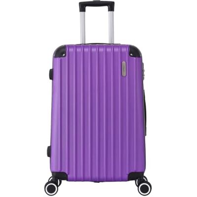 TROLLEY ADC Valise Moyenne Soute 65x41x26 cm Rigide, Légère 3 Kg 65 Litres 4 Doubles Roues Silencieuses Maniable, Pratique et Étanche Collection Corner Violet TROLLEY ADC Valise Moyenne Soute 65x41x26 cm Rigide, Légère 3 Kg 65 Litres 4 Doubles Roues Silencieuses Maniable, Pratique et Étanche Collection Corner Violet