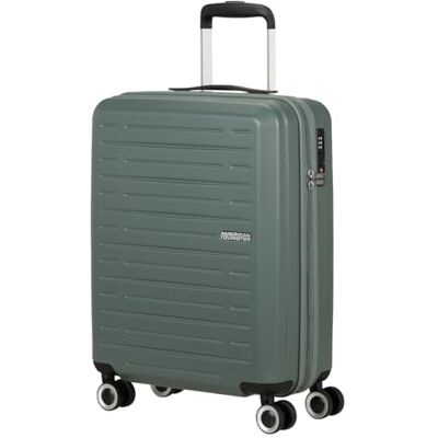 American Tourister Aerojoy Chariot en polypropylène, Dark Forest-1257, S, Classique American Tourister Aerojoy Chariot en polypropylène, Dark Forest-1257, S, Classique