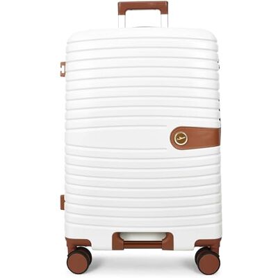 House Of Leather Valise rigide à quatre roues légère avec serrure à chiffres Tauranga, blanc, M, Bagage rigide extensible avec roulettes pivotantes House Of Leather Valise rigide à quatre roues légère avec serrure à chiffres Tauranga, blanc, M, Bagage rigide extensible avec roulettes pivotantes