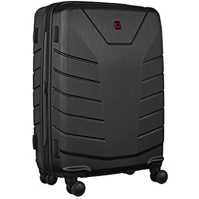WENGER Skyon, Étui rigide pour bagage à main, Roulette double à 4 roues, 35 (45) l, Verrou TSA, femmes hommes, Vacances de voyage, anthracite, 653564 WENGER Skyon, Étui rigide pour bagage à main, Roulette double à 4 roues, 35 (45) l, Verrou TSA, femmes hommes, Vacances de voyage, anthracite, 653564