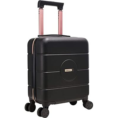 Cabin Max Anode Valise de cabine légère 45 x 36 x 20 cm, Noir et rose. Cabin Max Anode Valise de cabine légère 45 x 36 x 20 cm, Noir et rose.