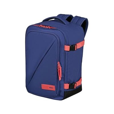 American Tourister Take2Cabin Ryanair cabinetas 25 x 20 x 40 cm, 24 l, 0,50 kg, handbagage, vliegtuigrugzak S onder de stoel, paars/roze (Dusk Purple/Sunset Coral) American Tourister Take2Cabin Ryanair cabinetas 25 x 20 x 40 cm, 24 l, 0,50 kg, handbagage, vliegtuigrugzak S onder de stoel, paars/roze (Dusk Purple/Sunset Coral)