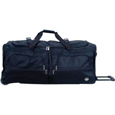 Rockland Sac de sport à roulettes, Noir, One Size, Sac de sport à roulettes Rockland Sac de sport à roulettes, Noir, One Size, Sac de sport à roulettes