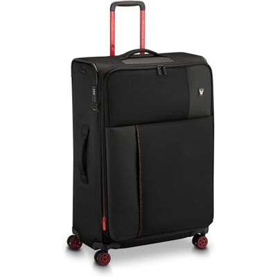 RONCATO MOVE Valise Grande Taille Souple Extensible – 75x51x30/33 cm – 4 Roues Pivotantes – Léger et Résistant – Bagage de Voyage Noir Fumé RONCATO MOVE Valise Grande Taille Souple Extensible – 75x51x30/33 cm – 4 Roues Pivotantes – Léger et Résistant – Bagage de Voyage Noir Fumé