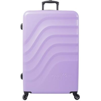Totto Valise rigide Bazy, taille cabine, moyenne ou grande (35L, 63L ou 98L), individuelle ou set 3 pièces, haute résistance aux chocs, roues 360°, poignée télescopique, sangles de compression Totto Valise rigide Bazy, taille cabine, moyenne ou grande (35L, 63L ou 98L), individuelle ou set 3 pièces, haute résistance aux chocs, roues 360°, poignée télescopique, sangles de compression