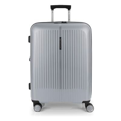 Gabol Valise moyenne extensible Brooklyn rigide avec capacité jusqu'à 70 L, argent, Valise moyenne extensible Gabol Valise moyenne extensible Brooklyn rigide avec capacité jusqu'à 70 L, argent, Valise moyenne extensible