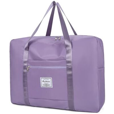BAYNOPURIN Grand sac de voyage pliable unisexe pour le yoga, Violet L, Einheitsgröße, Classique Sac de transport imperméable et pliable pour le yoga, la salle de sport et les excursions du week-end BAYNOPURIN Grand sac de voyage pliable unisexe pour le yoga, Violet L, Einheitsgröße, Classique Sac de transport imperméable et pliable pour le yoga, la salle de sport et les excursions du week-end