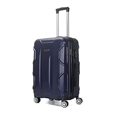 TROLLEY ADC Valise Moyenne Soute 65x41x26 cm Rigide, Légère 3 Kg 65 Litres 4 Doubles Roues Silencieuses Maniable, Pratique et Étanche Collection Palace Superfly Bleu Marine TROLLEY ADC Valise Moyenne Soute 65x41x26 cm Rigide, Légère 3 Kg 65 Litres 4 Doubles Roues Silencieuses Maniable, Pratique et Étanche Collection Palace Superfly Bleu Marine
