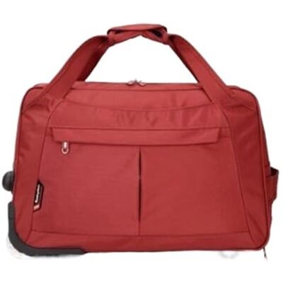 GMGQJST Sac de transport avec roues Sac de chariot de voyage étanche en nylon, bagage à main, valise à roulettes, sac de voyage avec roues, sacs à roulettes, Orange Red 22 Inch, Taglia Unica, Classique GMGQJST Sac de transport avec roues Sac de chariot de voyage étanche en nylon, bagage à main, valise à roulettes, sac de voyage avec roues, sacs à roulettes, Orange Red 22 Inch, Taglia Unica, Classique