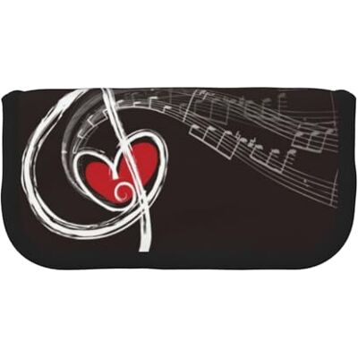 YUNWEIKEJI Trousse à crayons en toile avec inscription « Love Music Notes » Grande capacité, comme sur l'image, One Size, Organiseur de sac YUNWEIKEJI Trousse à crayons en toile avec inscription « Love Music Notes » Grande capacité, comme sur l'image, One Size, Organiseur de sac