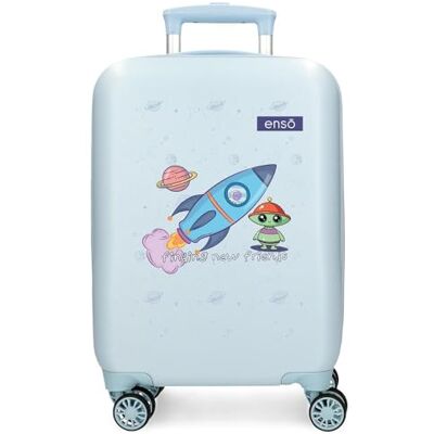 Enso New Friends Valise cabine bleue 33 x 50 x 20 cm rigide 2 kg Fermeture à combinaison latérale ABS 2 kg 28 L bagage à main, bleu, Talla única, Valise cabine Enso New Friends Valise cabine bleue 33 x 50 x 20 cm rigide 2 kg Fermeture à combinaison latérale ABS 2 kg 28 L bagage à main, bleu, Talla única, Valise cabine