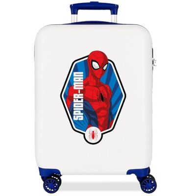 Marvel Joumma Spiderman Geo Valise de cabine blanche 38 x 55 x 20 cm Rigide 2 kg Fermeture à combinaison latérale ABS 2 kg 35 L Bagage à main, blanc, Talla única, Valise cabine Marvel Joumma Spiderman Geo Valise de cabine blanche 38 x 55 x 20 cm Rigide 2 kg Fermeture à combinaison latérale ABS 2 kg 35 L Bagage à main, blanc, Talla única, Valise cabine