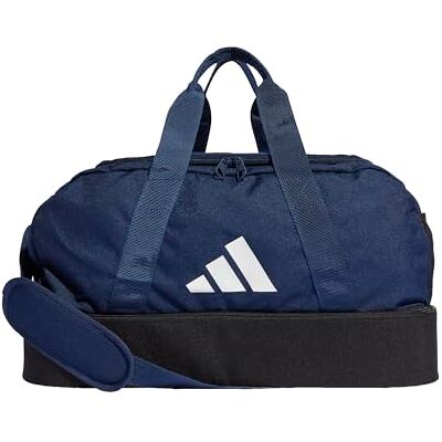 adidas Mixte Tiro League Duffel Bag, Team Navy Blue 2 / Black/White, S adidas Mixte Tiro League Duffel Bag, Team Navy Blue 2 / Black/White, S