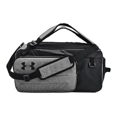 Under Armour Contain Duffel Sac de sport, gris, M, Castlerock chiné moyen/noir/blanc, Castlerock, M, Fourre-tout Under Armour Contain Duffel Sac de sport, gris, M, Castlerock chiné moyen/noir/blanc, Castlerock, M, Fourre-tout
