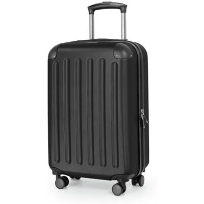 Hauptstadtkoffer Spree – bagage à main, 55 × 35 × 20 cm, compatible toutes compagnies aériennes, valise de voyage, valise rigide, trolley, bagage cabine, Black Hauptstadtkoffer Spree – bagage à main, 55 × 35 × 20 cm, compatible toutes compagnies aériennes, valise de voyage, valise rigide, trolley, bagage cabine, Black