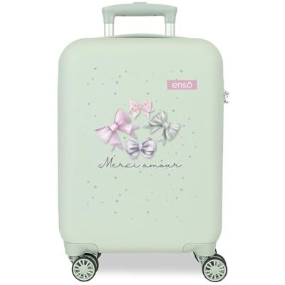 Enso Merci Amour Valise cabine verte 33 x 50 x 20 cm Rigide 2 kg Fermeture à combinaison latérale ABS 2 kg 33 L Bagage à main, vert, Talla única, Valise cabine Enso Merci Amour Valise cabine verte 33 x 50 x 20 cm Rigide 2 kg Fermeture à combinaison latérale ABS 2 kg 33 L Bagage à main, vert, Talla única, Valise cabine