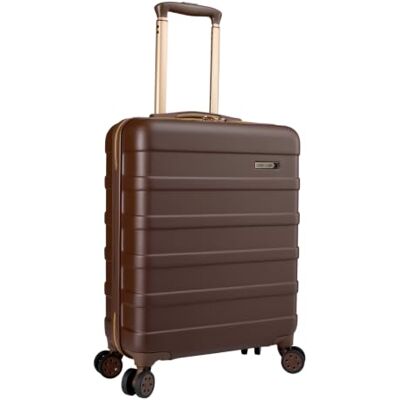 Cabin Max Anode Valise à main légère à coque rigide, 4 roues, serrure à combinaison, marron truffe, 55 x 40 x 20 cm, Valise cabine Cabin Max Anode Valise à main légère à coque rigide, 4 roues, serrure à combinaison, marron truffe, 55 x 40 x 20 cm, Valise cabine