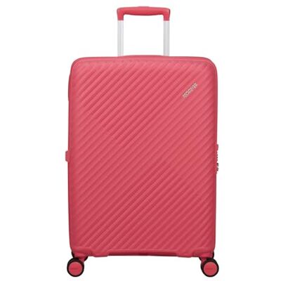 American Tourister Diablast Trolley Spinner M Exp MK2, rose, 68 x 47 x 25 cm, extensible, 81/91 L, polypropylène, 4 roues, fermeture TSA American Tourister Diablast Trolley Spinner M Exp MK2, rose, 68 x 47 x 25 cm, extensible, 81/91 L, polypropylène, 4 roues, fermeture TSA