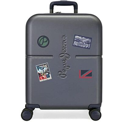 Pepe Jeans Chariot de cabine, Bleu marine, Einheitsgröße, Valise extensible Pepe Jeans Chariot de cabine, Bleu marine, Einheitsgröße, Valise extensible
