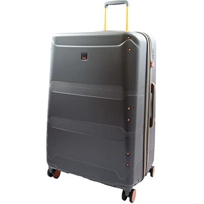 A1 FASHION GOODS Astro Valise extensible à 4 roues rigide, charbon, Large Check-in Size, Valise rigide extensible avec roulettes pivotantes A1 FASHION GOODS Astro Valise extensible à 4 roues rigide, charbon, Large Check-in Size, Valise rigide extensible avec roulettes pivotantes