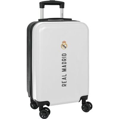 safta Real Madrid 1ère équipe 24/25 Trolley de cabine 20 pouces, valise à roulettes, cadenas de sécurité, valise légère, 34,5 x 20 x 55 cm, blanc/gris, Blanc/gris, Estándar, Décontracté safta Real Madrid 1ère équipe 24/25 Trolley de cabine 20 pouces, valise à roulettes, cadenas de sécurité, valise légère, 34,5 x 20 x 55 cm, blanc/gris, Blanc/gris, Estándar, Décontracté