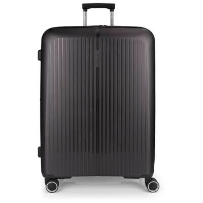 Gabol Grande valise extensible Brooklyn rigide avec capacité jusqu'à 109 l, Gris Foncé Gabol Grande valise extensible Brooklyn rigide avec capacité jusqu'à 109 l, Gris Foncé