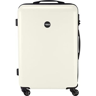 Princess PT01 Valise de voyage Pearl White M 67 cm Chariot d'une capacité de 65 litres et poids de 3,3 kg Poignée télescopique Serrure à combinaison intégrée 4 roulettes Princess PT01 Valise de voyage Pearl White M 67 cm Chariot d'une capacité de 65 litres et poids de 3,3 kg Poignée télescopique Serrure à combinaison intégrée 4 roulettes