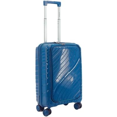 NPLE Mallette de cabine XS sous siège avec roues amovibles, polypropylène, 45 x 35 x 20 cm, fermeture éclair anti-vol et verrouillage 3 combinaisons, bleu, S, Valise NPLE Mallette de cabine XS sous siège avec roues amovibles, polypropylène, 45 x 35 x 20 cm, fermeture éclair anti-vol et verrouillage 3 combinaisons, bleu, S, Valise
