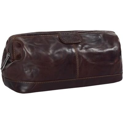STILORD "Laurin" Trousse de Toilette de Voyage Homme Cuir Vintage Nécessaire de Voyage Sac Cosmétique grand en véritable Cuir de Boeuf Couleur:espresso marron STILORD "Laurin" Trousse de Toilette de Voyage Homme Cuir Vintage Nécessaire de Voyage Sac Cosmétique grand en véritable Cuir de Boeuf Couleur:espresso marron