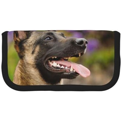 YUNWEIKEJI Trousse à crayons en toile de grande capacité avec motif de malinois belge, malinois belge, comme sur l'image, One Size, Organiseur de sac YUNWEIKEJI Trousse à crayons en toile de grande capacité avec motif de malinois belge, malinois belge, comme sur l'image, One Size, Organiseur de sac