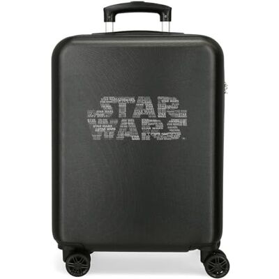 Star Wars Logo Valise Cabine Noir 40x55x20 cms Rigide ABS Fermeture TSA Intégré 38,4L 2,82kg 4 Roues Doubles Bagages Main, Noir, Talla única, Valise de cabine Star Wars Logo Valise Cabine Noir 40x55x20 cms Rigide ABS Fermeture TSA Intégré 38,4L 2,82kg 4 Roues Doubles Bagages Main, Noir, Talla única, Valise de cabine