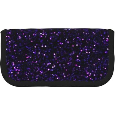 YUNWEIKEJI Trousse à crayons en toile avec paillettes violettes et améthystes foncées Grande capacité, comme sur l'image, One Size, Organiseur de sac YUNWEIKEJI Trousse à crayons en toile avec paillettes violettes et améthystes foncées Grande capacité, comme sur l'image, One Size, Organiseur de sac