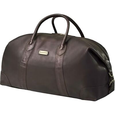DRAKENSBERG Sac De Voyage Cuir 'David' Grand Sac Weekend Homme, Fait Main, Extensible, Design Safari Vintage, 60L, Marron-café, L, Sac de voyage DRAKENSBERG Sac De Voyage Cuir 'David' Grand Sac Weekend Homme, Fait Main, Extensible, Design Safari Vintage, 60L, Marron-café, L, Sac de voyage